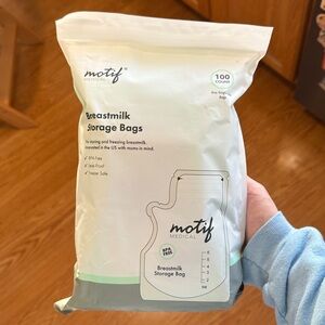 Motif Medical Breastmilk Storage Bags 100 count